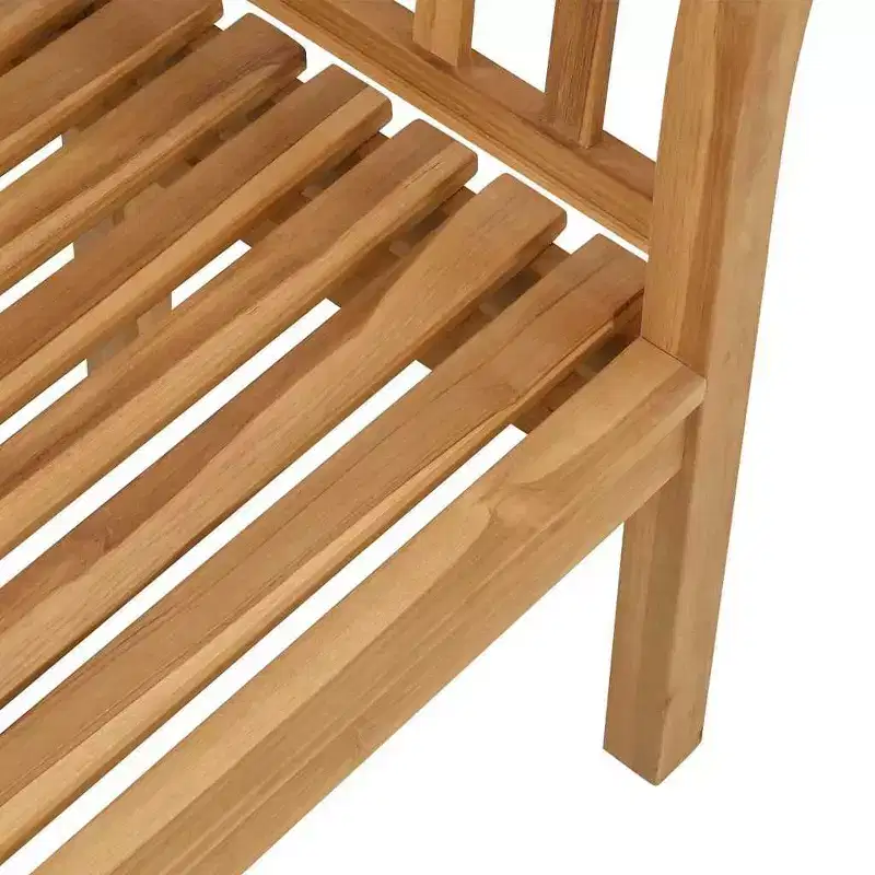 vidaXL Bench Brown 47.24 x 21.06 x 33.46 in Solid Teak wood