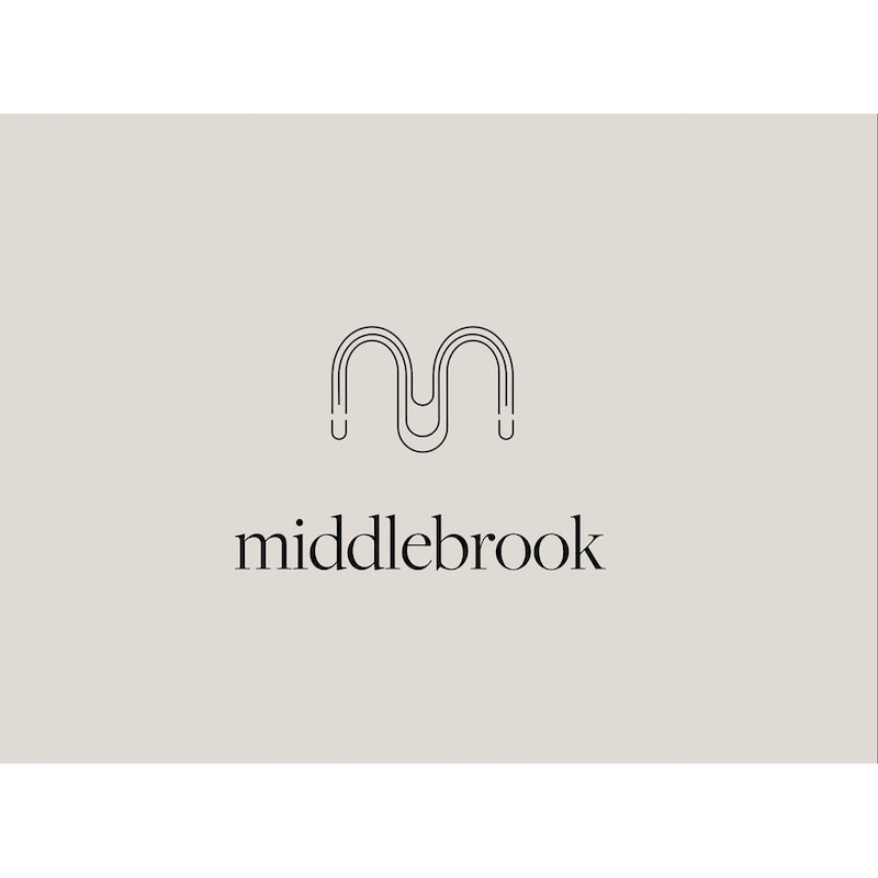 Middlebrook Modern Solid Wood Dining Table with Geometric Legs