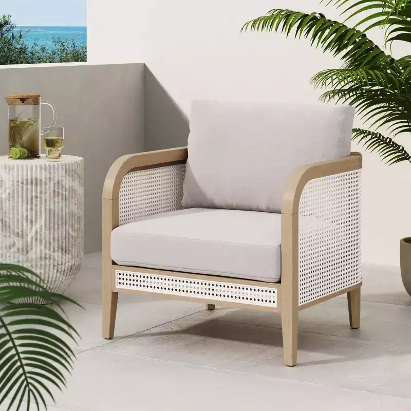 Nathan James Twila Outdoor Accent Chair Gray