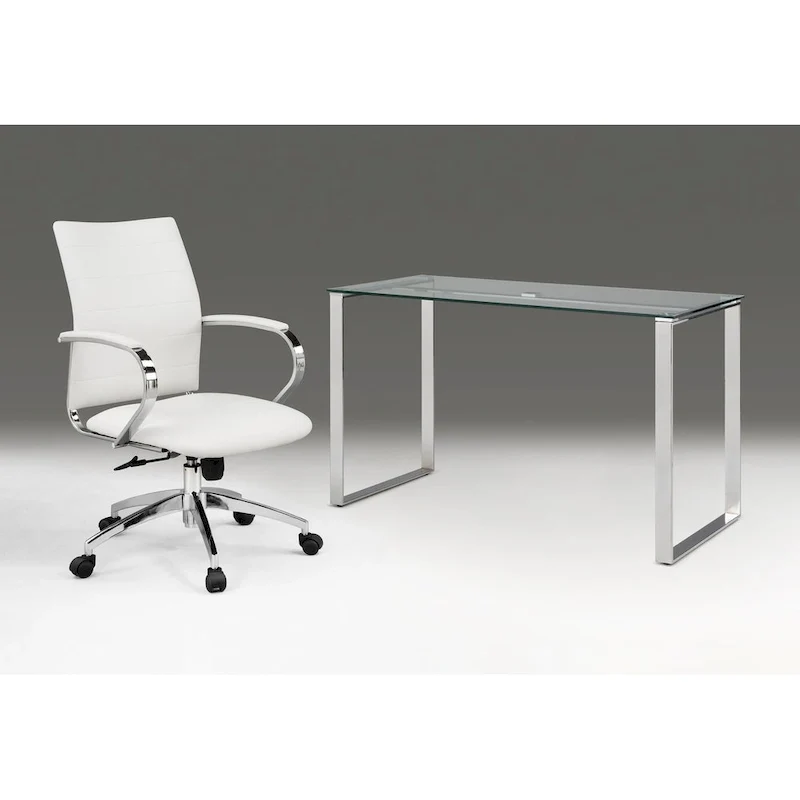 Glass desk with Medal Base