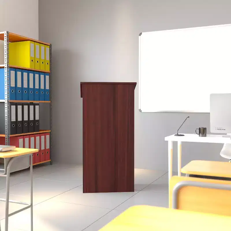 Flash Furniture Stand-Up Wood Lectern