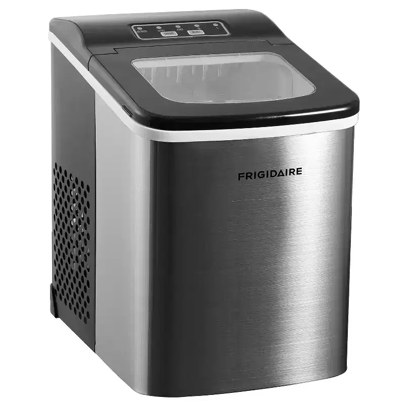 Frigidaire Countertop Ice Maker with 9-In. Bullet-Shaped Cubes, 26 Lbs per Day