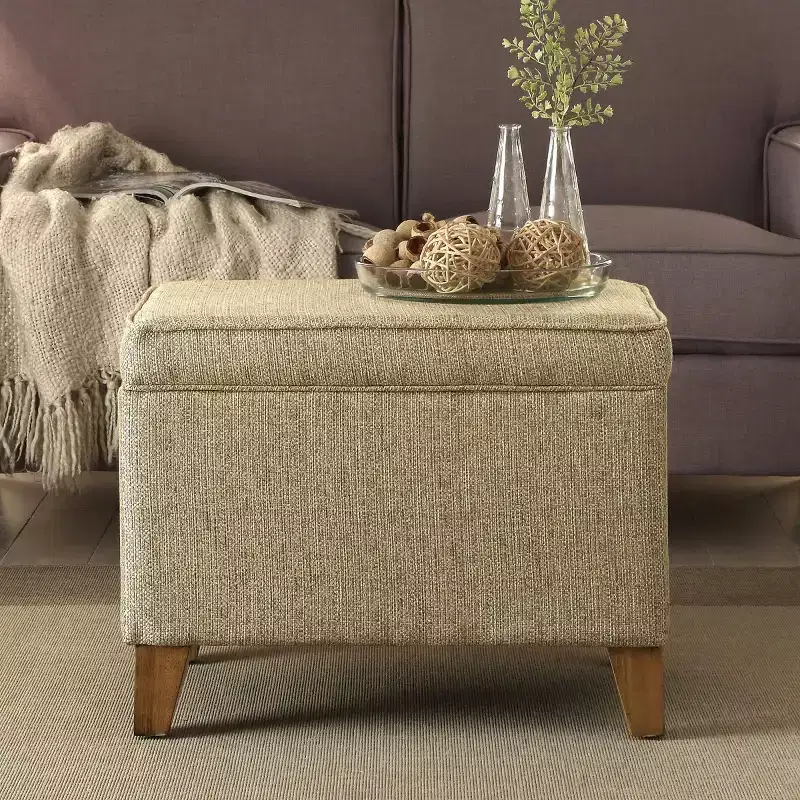 Storage Ottoman Brown - HomePop