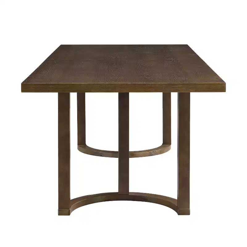 Christopher Knight Home Keira 7 Piece Modern Rattan and Rubberwood Upholstered Dining Set