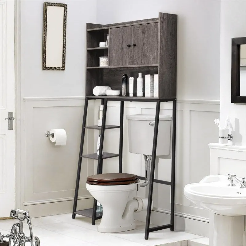 Over the Toilet Storage Cabinet - 11.81D x 31.5W x 61.4H