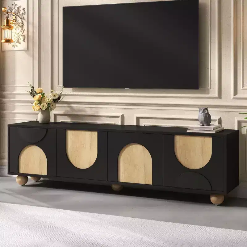 Farmhouse TV Stand for TVs up to 75