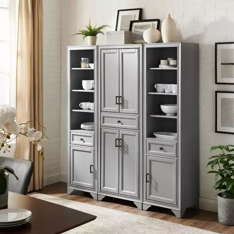 3pc Tara Pantry Set - Pantry and 2 Linen Cabinets - Crosley