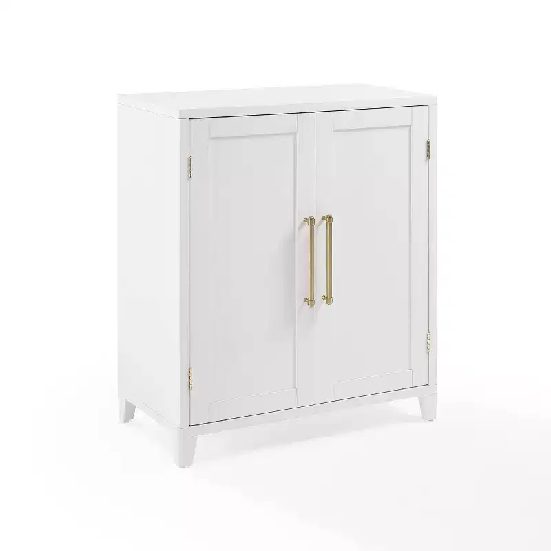 Crosley 36" Roarke Stackable Kitchen Pantry Storage Cabinet White