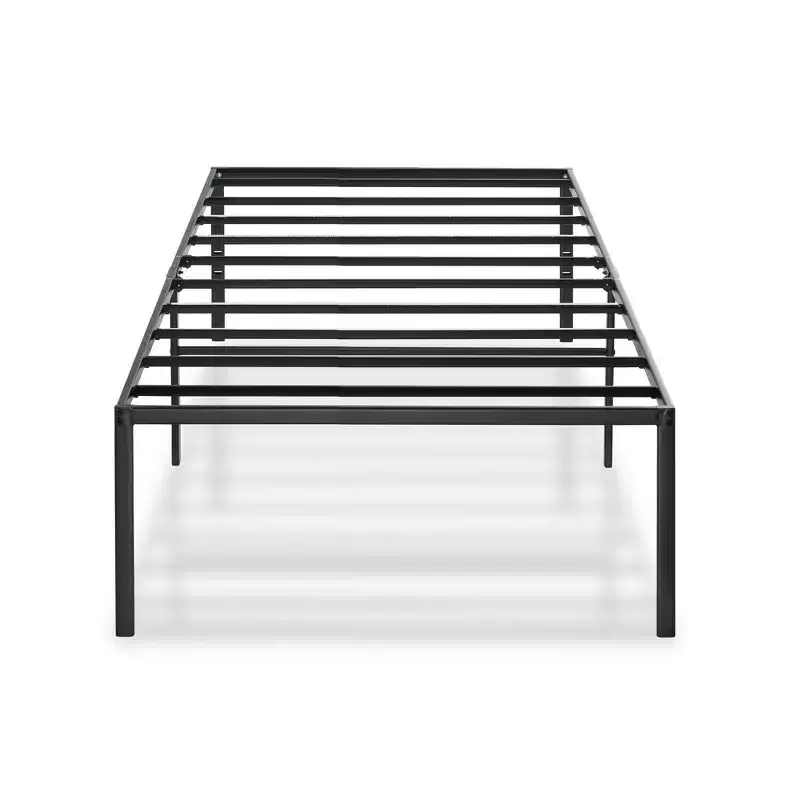 18 Classic Metal Platform Bed Frame Black -