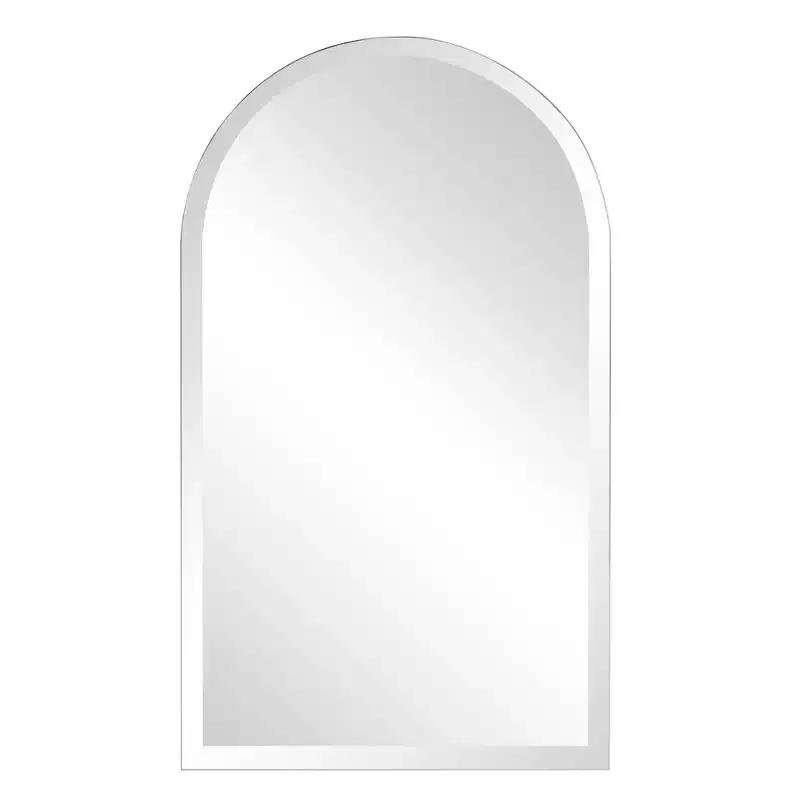 Frameless Beveled Wall Mirror, 32