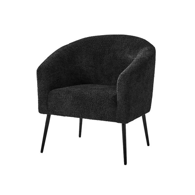 Guy Modern Boucle Armchair with metal leg ART OF LIVING DESIGNS