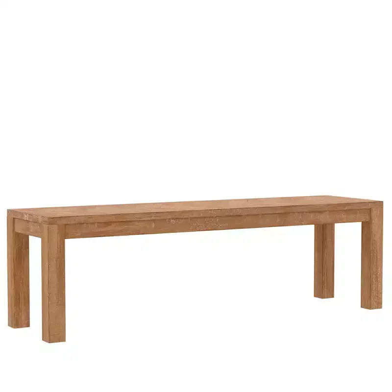 Aiden Bench, Natural Weathered (brown)