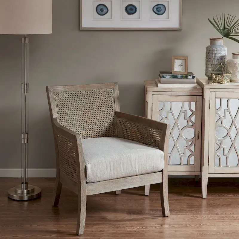 Madison Park Blaine Cane Armchair