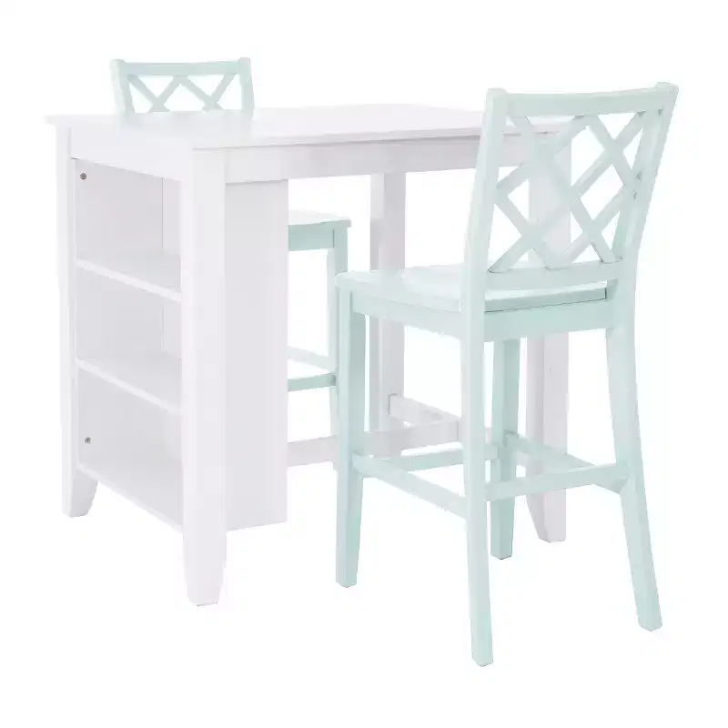 Powell 3pc Shelby Counter Height Dining Set Mint
