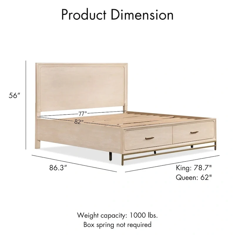 Furniture of America Drayden Transitional Oak Solid Wood 3-Piece Bed and 2 Nightstand Bedroom Set