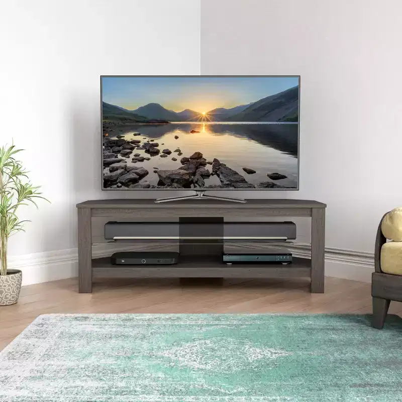Corner TV Stand for TVs up to 55