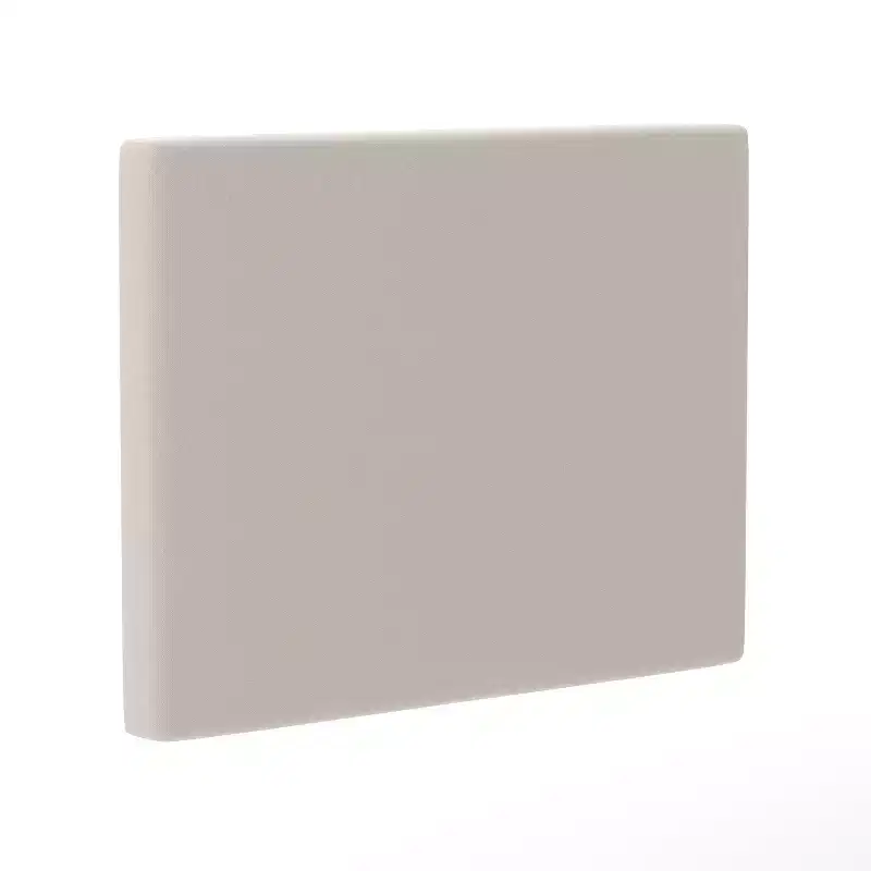 Flash Furniture Hugo Headboard with 2 Power Outlets, 1 USB and 1 USB Type-C Port with Faux Linen Upholstery and Dual Hanging Options