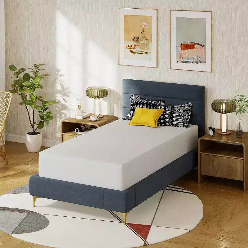 BestMassage 12 Inch Mattress Bamboo Charcoal Memory Foam Mattress Medium Firm Mattress CertiPUR-US Certified