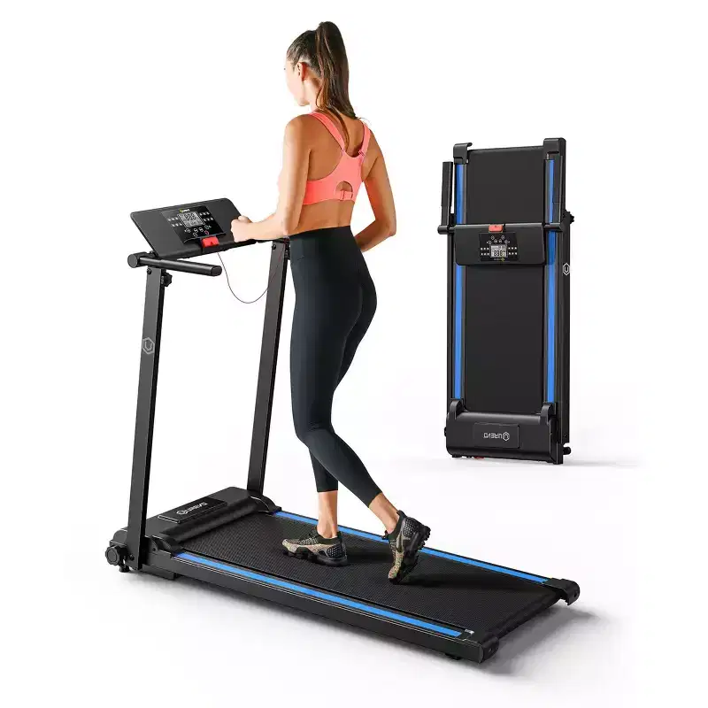 UREVO Folding Mini Electric Walking Pad Treadmill