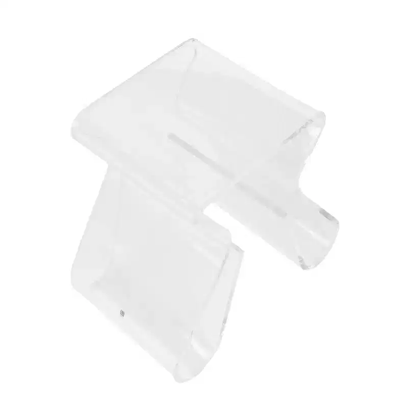 Acrylic Stool and Magazine Rack, Clear