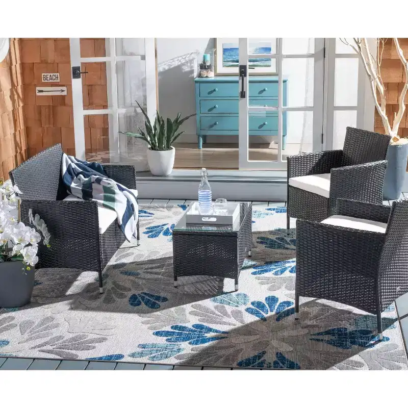 Bandele 4 Piece Living Set - Indoor/Outdoor - PAT7506 - Safavieh