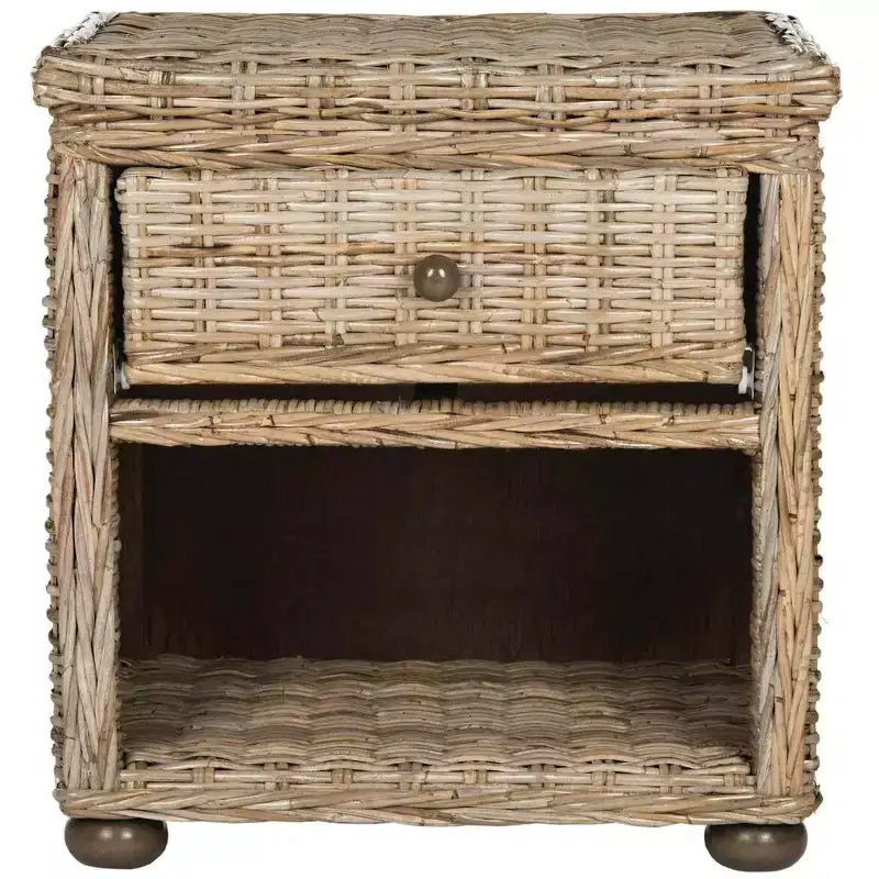 Lagos Night Stand - SEA8000A - Grey - Safavieh