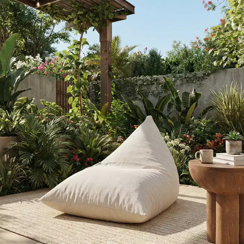 Christopher Knight Home Tian Modern Patio Bean Bag Lounge Chair
