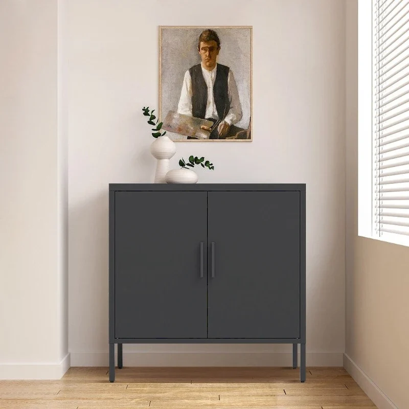 Steel Lockable Garage Storage Cabinet Home Office School