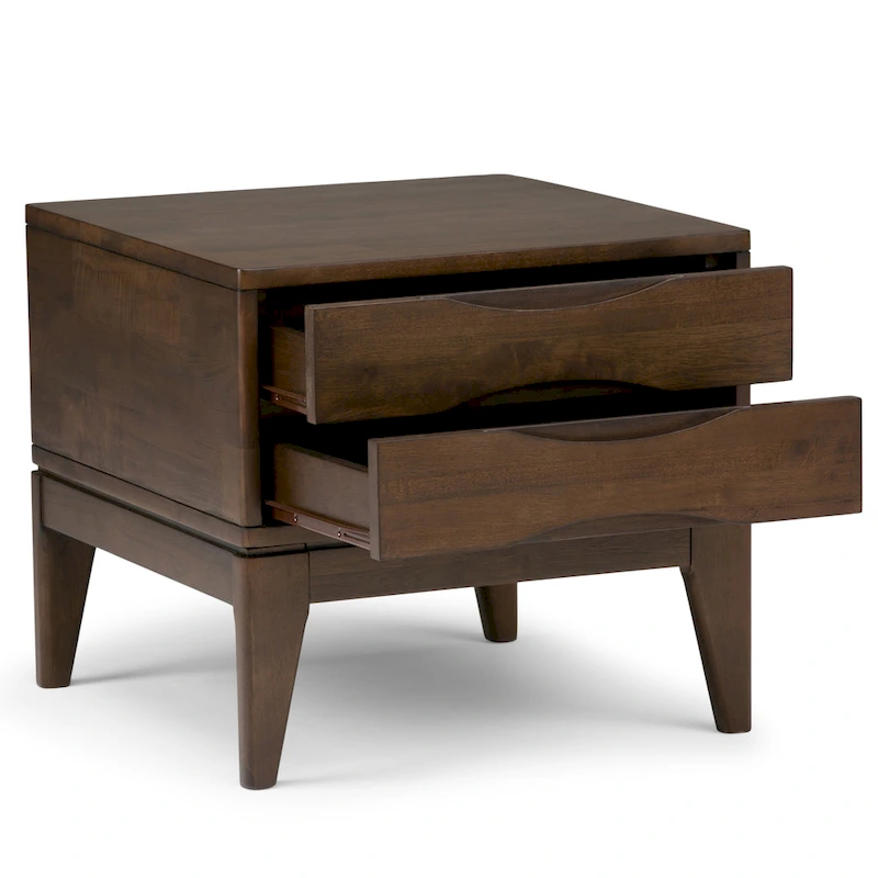 WYNDENHALL Pearson SOLID HARDWOOD 22 inch Wide Square End Side Table - 22 W x 22 D x 20 H