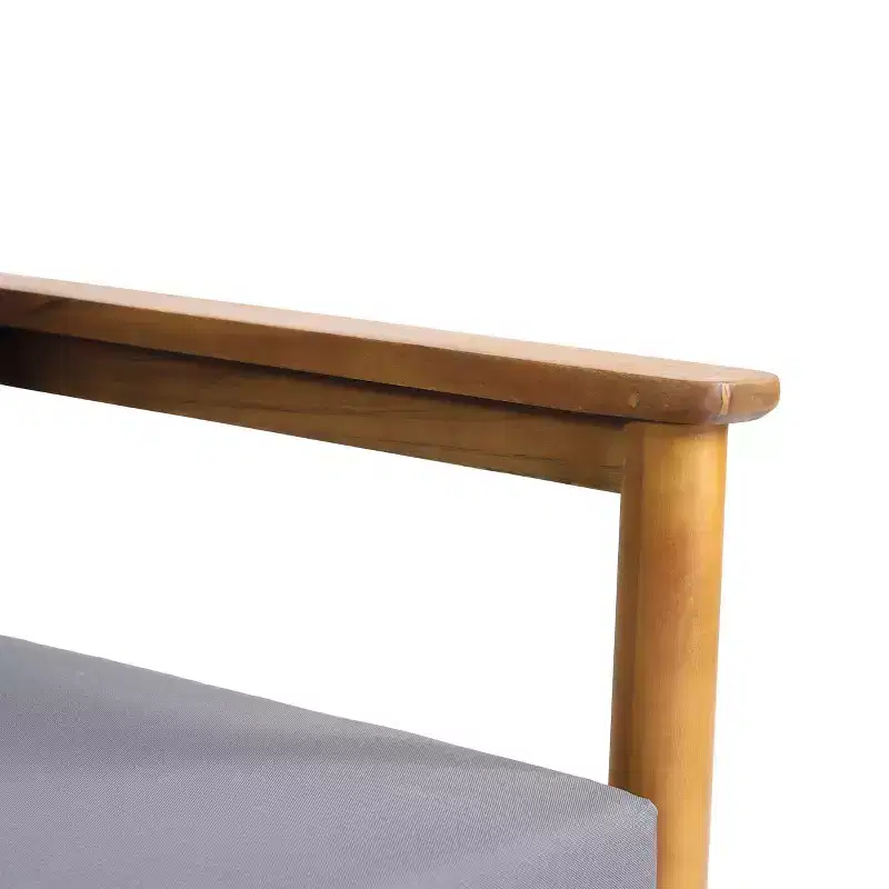 Magnolia 2pc Patio Acacia Wood Club Chairs: Water-Resistant Cushions - Christopher Knight Home