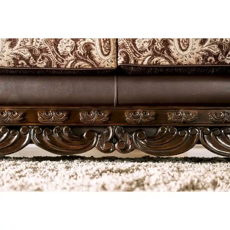 Gracewood Hollow Dayaram Traditional Brown 2-piece Living Room Set