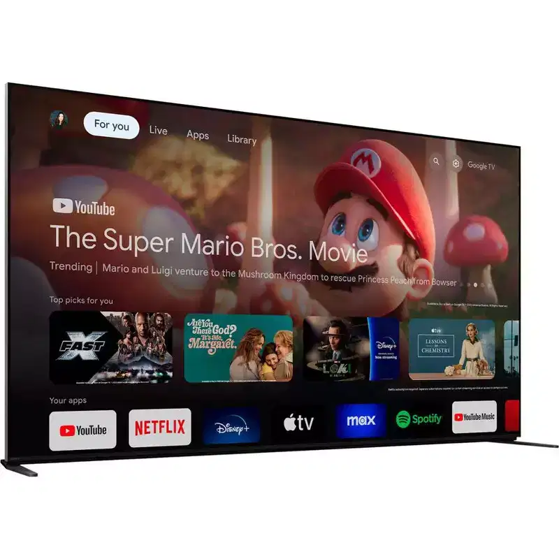 Sony BRAVIA 9 K65XR90 65 inch 4K HDR Smart QLED Mini-LED TV (2024) - Refurbished