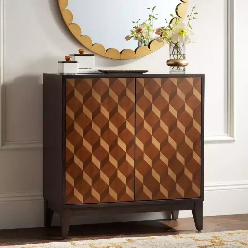 55 Downing Street Warner 2-Door Wood Modern Accent Chest
