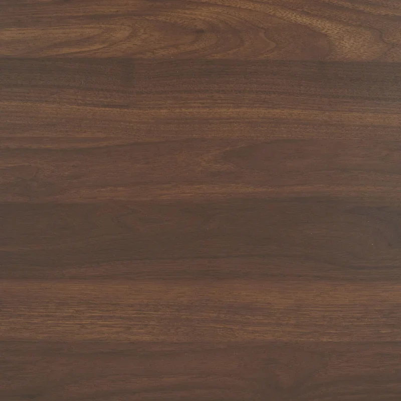 Rectangular Wood Coffee Table with Metal Legs, 47W x 30D x 16H