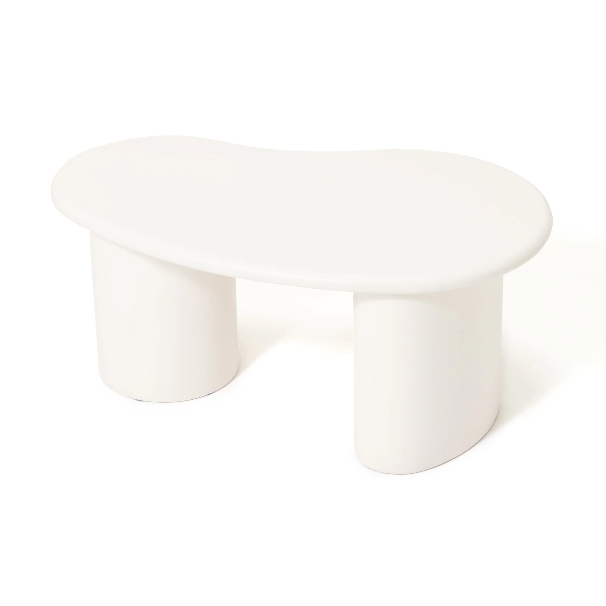 White Oval Coffee Table