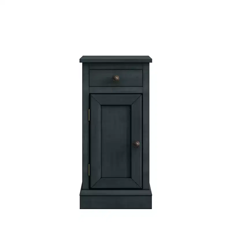 GDFStudio Xena Traditional Nightstand with 1 Drawer, 1 Door and 2 Compartments