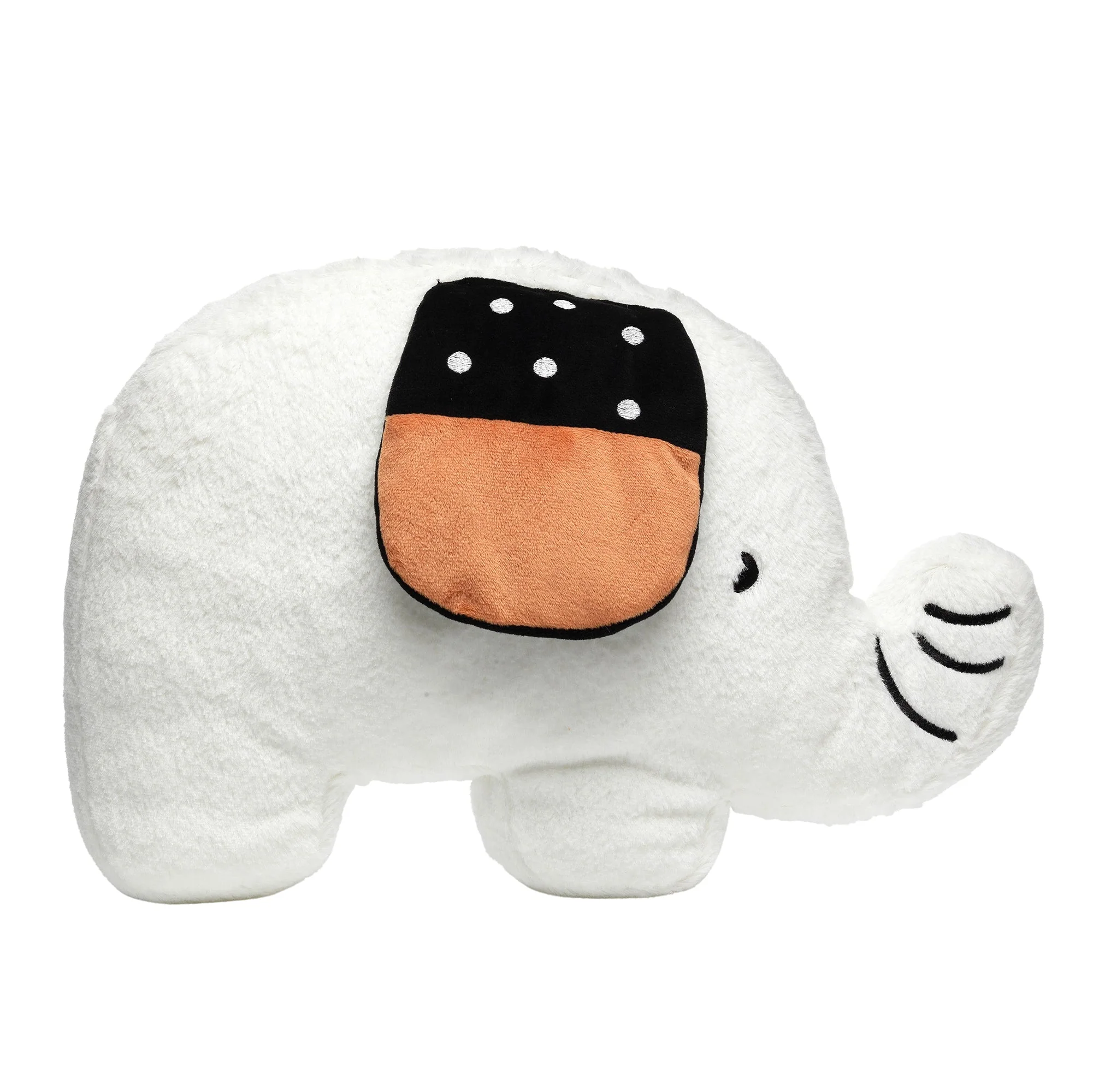 White Elephant Pillow Plush