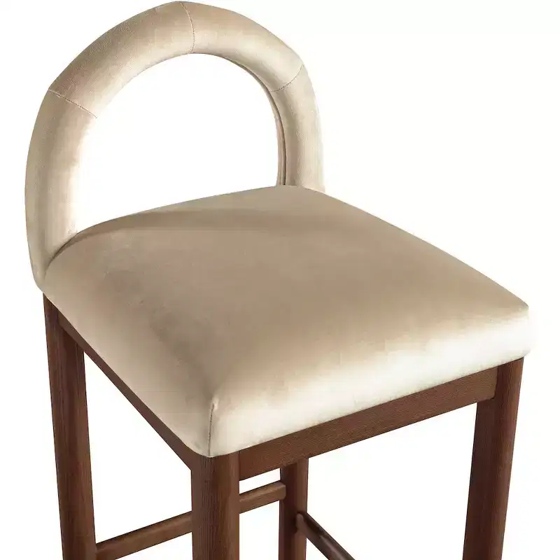 Velvet Counter Stool