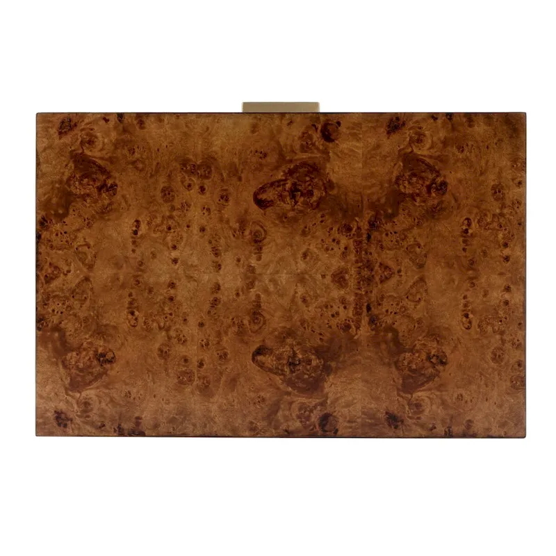 Kai 2 Drawer Burl Wood End Table