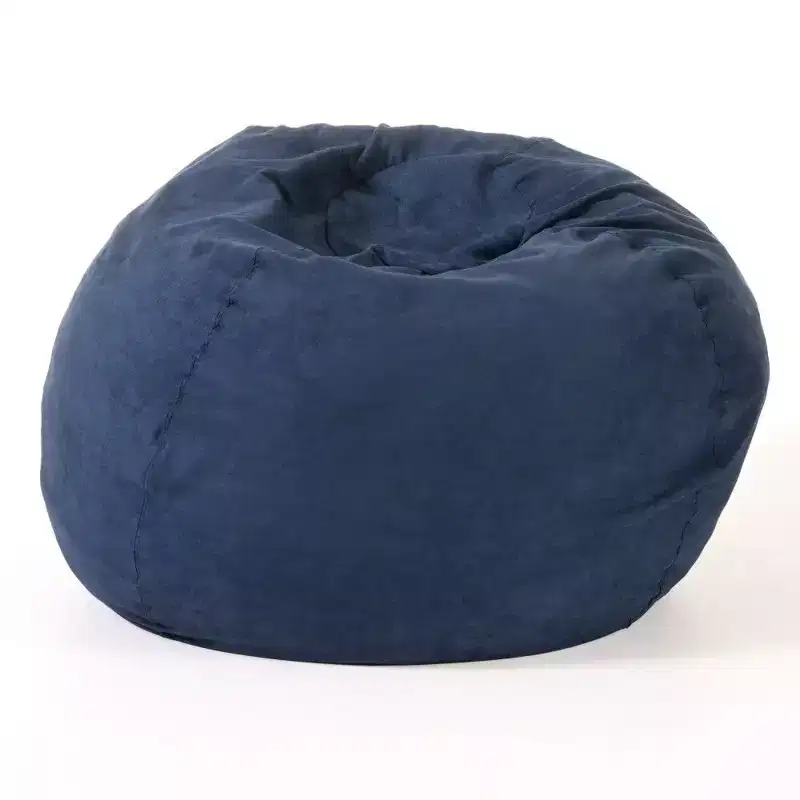 Bean Bag Chair with Removable & Washable Microsuede Cover,Adults Lounge Sofa,Comfy Couch for Living Room Bedroom