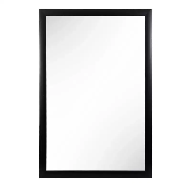 Home Collection 24 x 36 Rectangular Wall Mirror with Black Frame