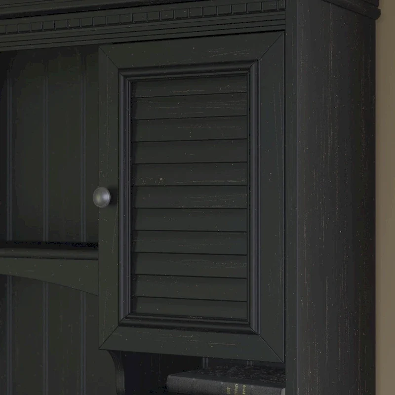 Fairview 60W Desk with Hutch, Cabinet and Bookcase by Bush Furniture