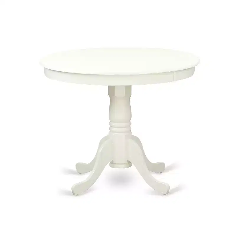 HomeStock 5 Piece Dinette Set Linen White Baby Blue