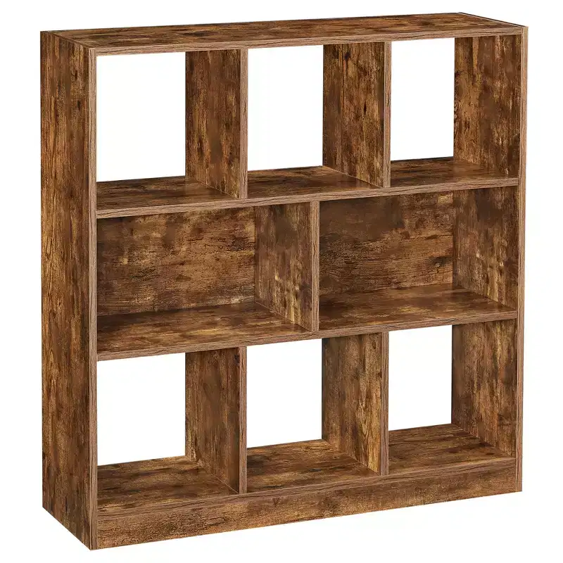 8-Cube Bookcase Storage Organizer | Display Rack Cabinet