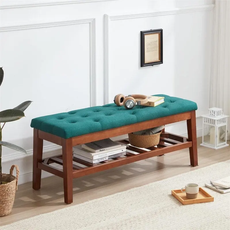 Shoe Bench Entryway - 43.3D x 14W x 18H
