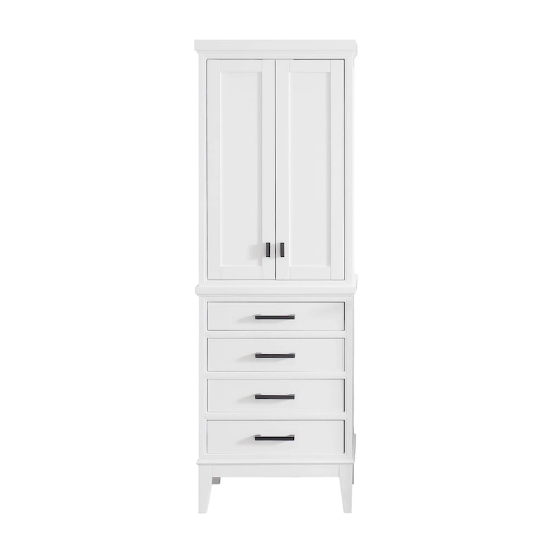 Avanity Madison 24-inch Linen Tower in White - 24W x 71H