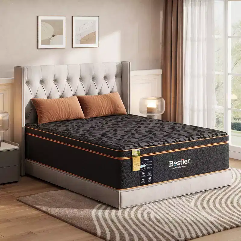 14 Inch Cooling Gel Memory Foam Mattress in a Box with Lumbar Support, CertiPUR-US