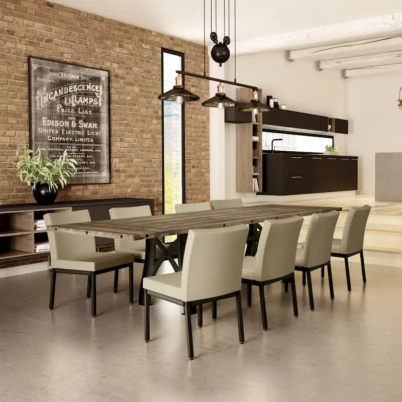 Amisco Sierra Solid Wood Extendable Table