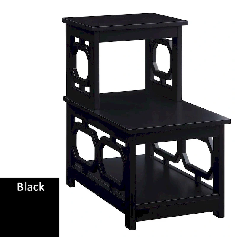 2-Tier L-Shaped End Table