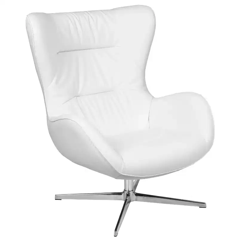 Home and Office Retro Swivel Wing Accent Chair